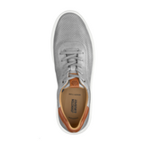 Johnston & Murphy Anders Perfed U-Throat Lace Up (Men) - Gray Full Grain Athletic - Casual - Lace Up - The Heel Shoe Fitters