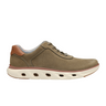 Johnston & Murphy Reactivate U-Throat Sneaker (Men) - Taupe Nubuck Athletic - Casual - Lace Up - The Heel Shoe Fitters