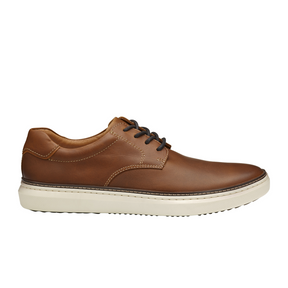 Johnston & Murphy McGuffey 2 Plain Toe Oxford (Men) - Tan Full Grain Dress-Casual - Oxford - The Heel Shoe Fitters