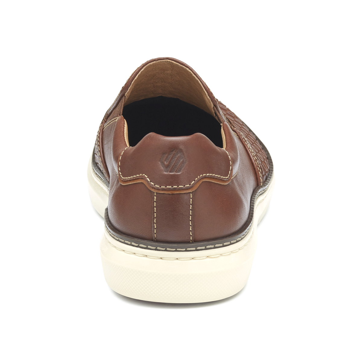 Johnston & Murphy McGuffey 2 Woven Slip-On (Men) - Tan Woven Full Grain