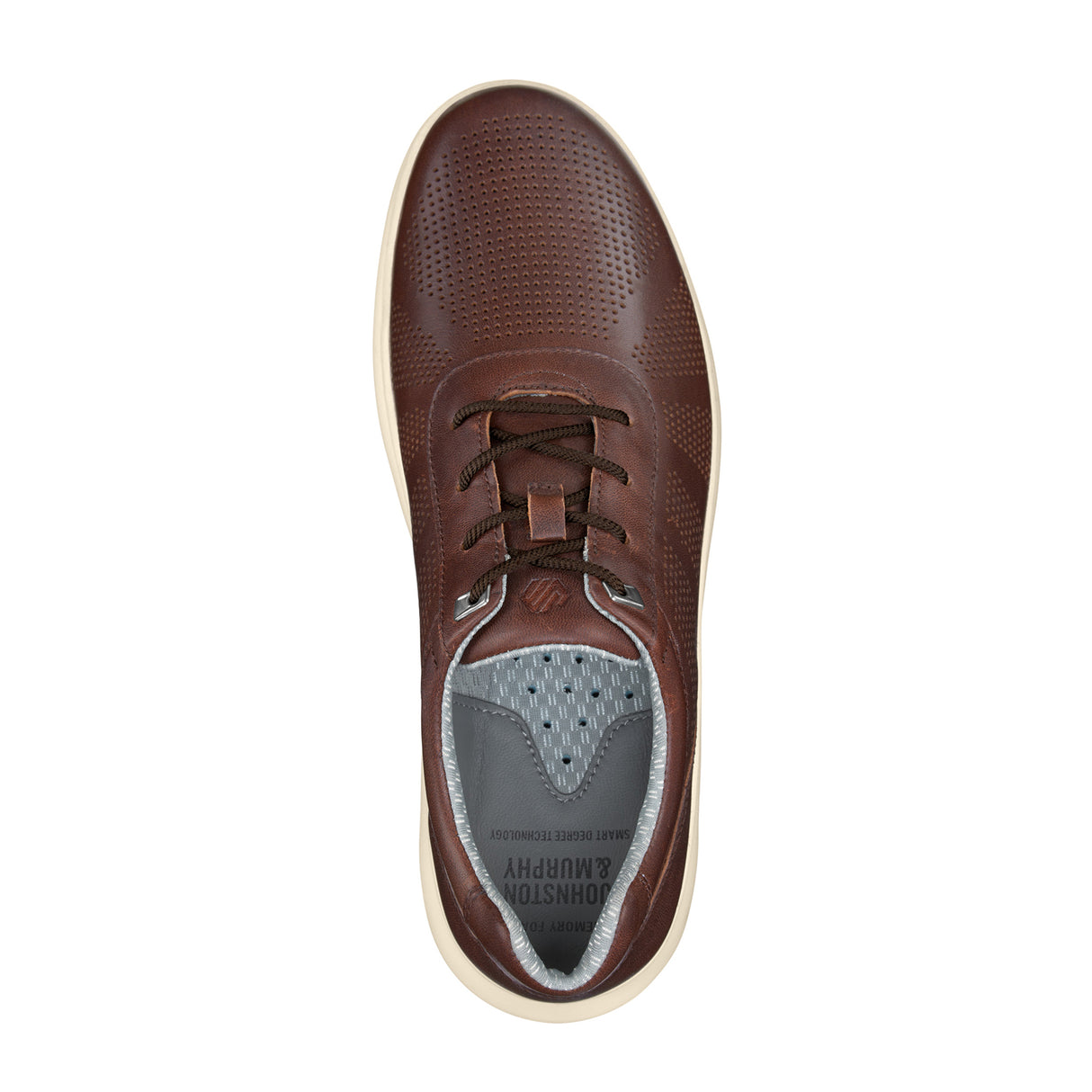 Johnston & Murphy Activate U-Throat Sneaker (Men) - Brown Full Grain Athletic - Casual - Lace Up - The Heel Shoe Fitters