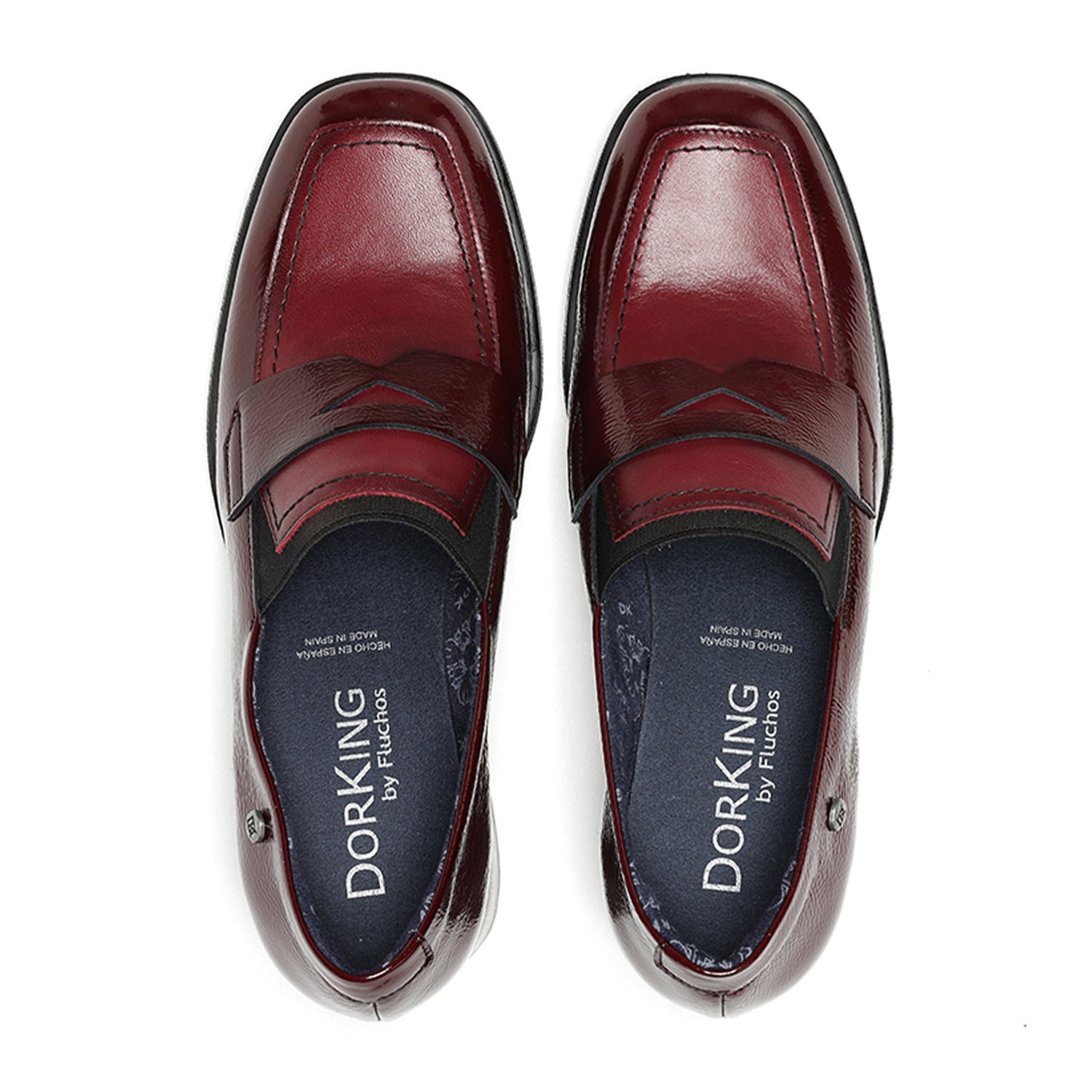 Dorking Ikia D9205 Heeled Loafer (Women) - Naplak/Sugar Opera/Picota Dress-Casual - Heels - The Heel Shoe Fitters