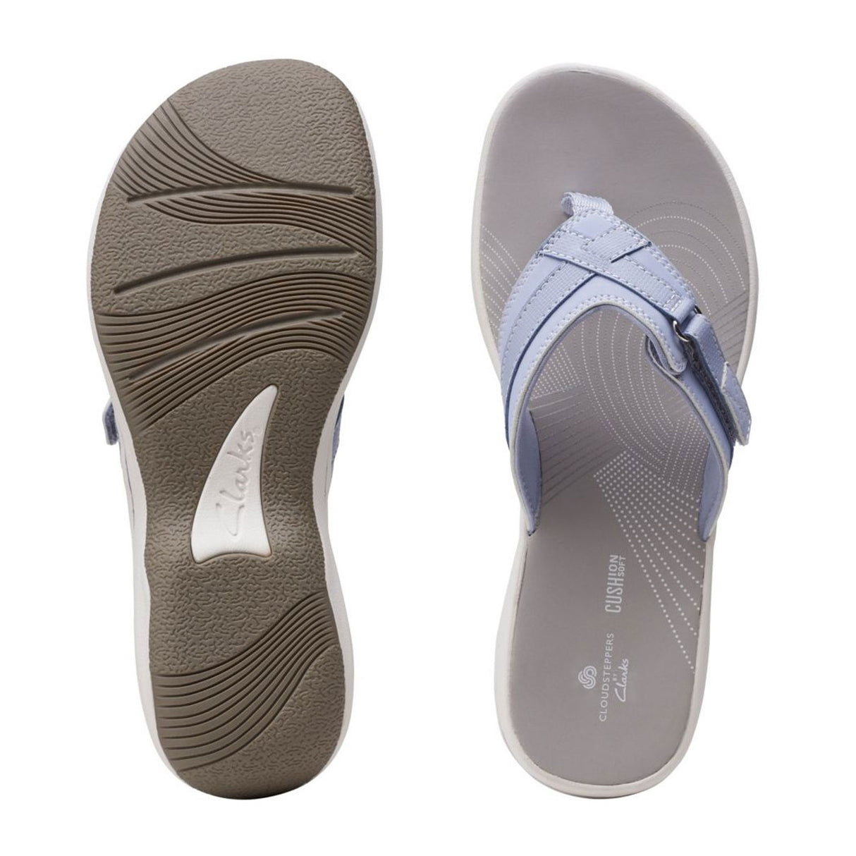 Clarks Breeze Sea Thong Sandal (Women) - Lavender Sandals - Thong - The Heel Shoe Fitters