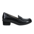 Dansko Danica Loafer (Women) - Black Waterproof Burnished Dress-Casual - Heels - The Heel Shoe Fitters