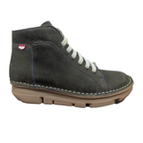 On Foot Touch Lace Up Boot (Women) - Cactus Nubuck Boots - Casual - Low - The Heel Shoe Fitters