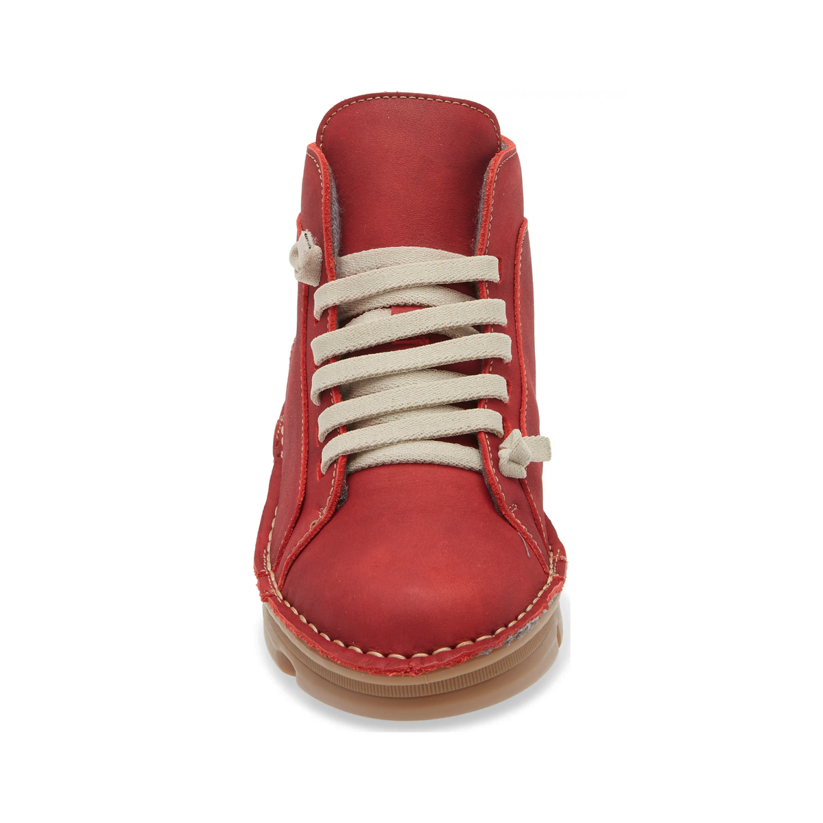 On Foot Touch Lace Up Boot (Women) - Rojo
