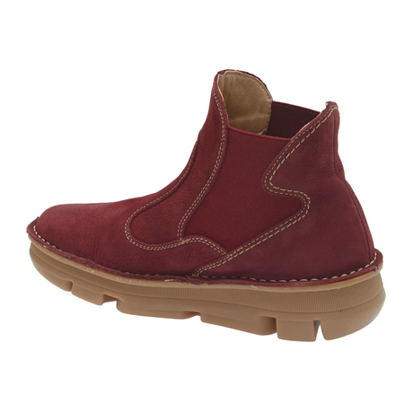 On Foot Touch Ankle Boot (Women) - Burdeos Nubuck Boots - Casual - Low - The Heel Shoe Fitters