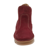 On Foot Touch Ankle Boot (Women) - Burdeos Nubuck Boots - Casual - Low - The Heel Shoe Fitters
