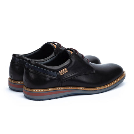 Pikolinos Avila M1T-4050 Oxford (Men) - Black Leather Dress-Casual - Oxfords - The Heel Shoe Fitters