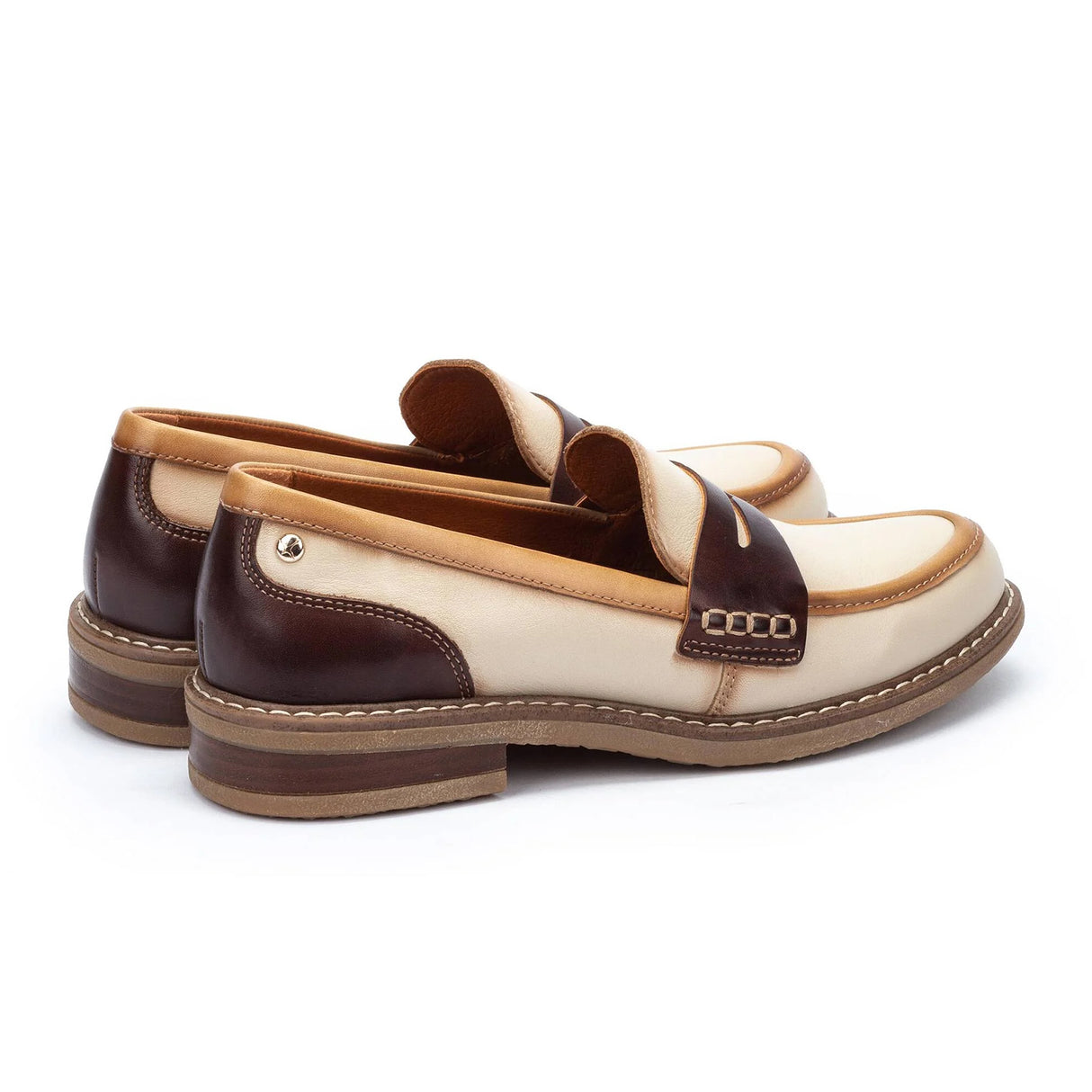 Pikolinos Aldaya W8J-3541C2 Slip On Loafer (Women) - Marfil Leather Dress-Casual - Loafers - The Heel Shoe Fitters