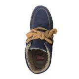 On Foot Silken Lace Up Boot (Women) - Marino Suede Boots - Casual - Low - The Heel Shoe Fitters