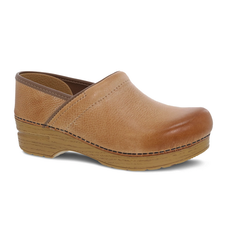 Dansko Professional Clog (Women) - Honey Distressed Dress-Casual - Clogs & Mules - The Heel Shoe Fitters