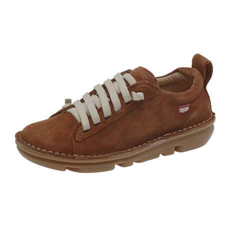 On Foot Silken Low Top Sneaker (Women) - Castana Suede Athletic - Casual - Lace Up - The Heel Shoe Fitters