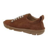 On Foot Silken Low Top Sneaker (Women) - Castana Suede Athletic - Casual - Lace Up - The Heel Shoe Fitters