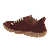 On Foot Silken Low Top Sneaker (Women) - Velvet Suede Athletic - Casual - Lace Up - The Heel Shoe Fitters