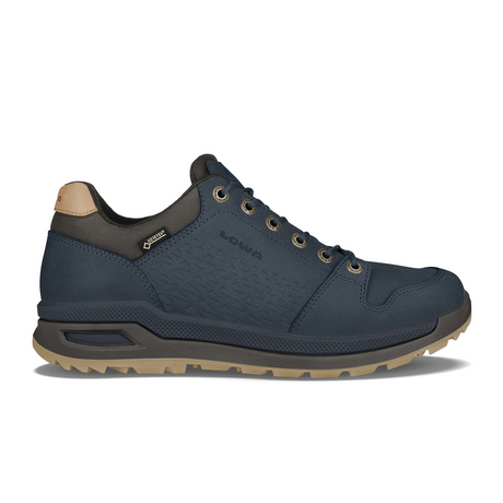 Lowa Locarno GTX Lo Hiking Shoe (Men) - Navy Hiking - Low - The Heel Shoe Fitters