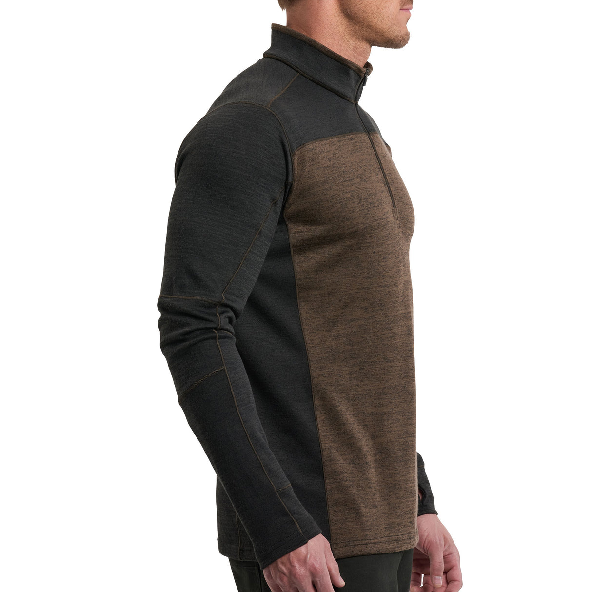 Kuhl Ryzer 1/4 Zip Hiking Shirt (Men) - Desert Night Apparel - Top - Long Sleeve - The Heel Shoe Fitters