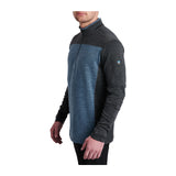 Kuhl Ryzer 1/4 Zip Hiking Shirt (Men) - Blue Charcoal Apparel - Top - Sweatshirt - The Heel Shoe Fitters