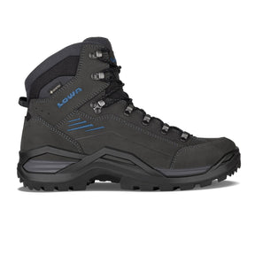 Lowa Renegade EVO GTX Mid Hiking Boot (Men) - Anthracite/Steel Blue Hiking - Mid - The Heel Shoe Fitters