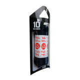 10 Seconds Athletic Flat Tubular Shoelace - Black Accessories - Shoe Laces - The Heel Shoe Fitters