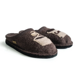 Haflinger Coffee Slipper (Unisex) - Earth Dress-Casual - Slippers - The Heel Shoe Fitters