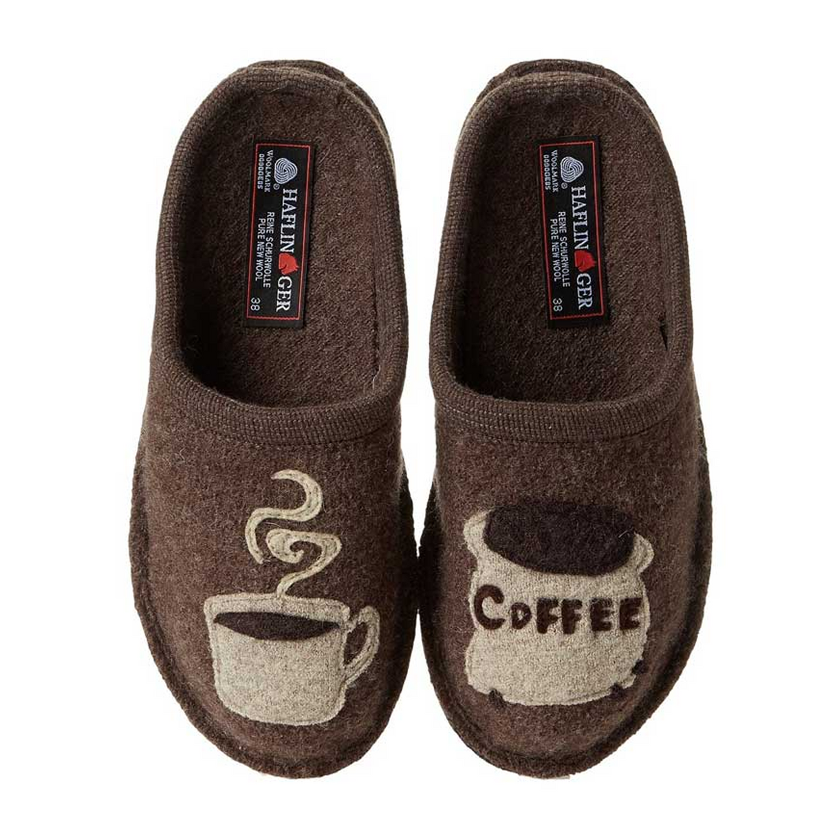 Haflinger Coffee Slipper (Unisex) - Earth Dress-Casual - Slippers - The Heel Shoe Fitters