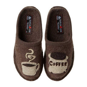 Haflinger Coffee Slipper (Unisex) - Earth Dress-Casual - Slipper - The Heel Shoe Fitters