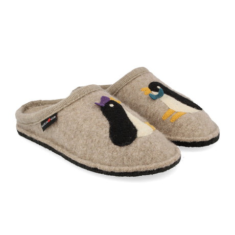 Haflinger Pingu Slipper (Women) - Natural Dress-Casual - Slipper - The Heel Shoe Fitters