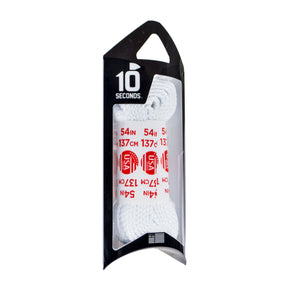 10 Seconds Athletic Flat Tubular Shoelace Accessories - Shoe Laces - The Heel Shoe Fitters