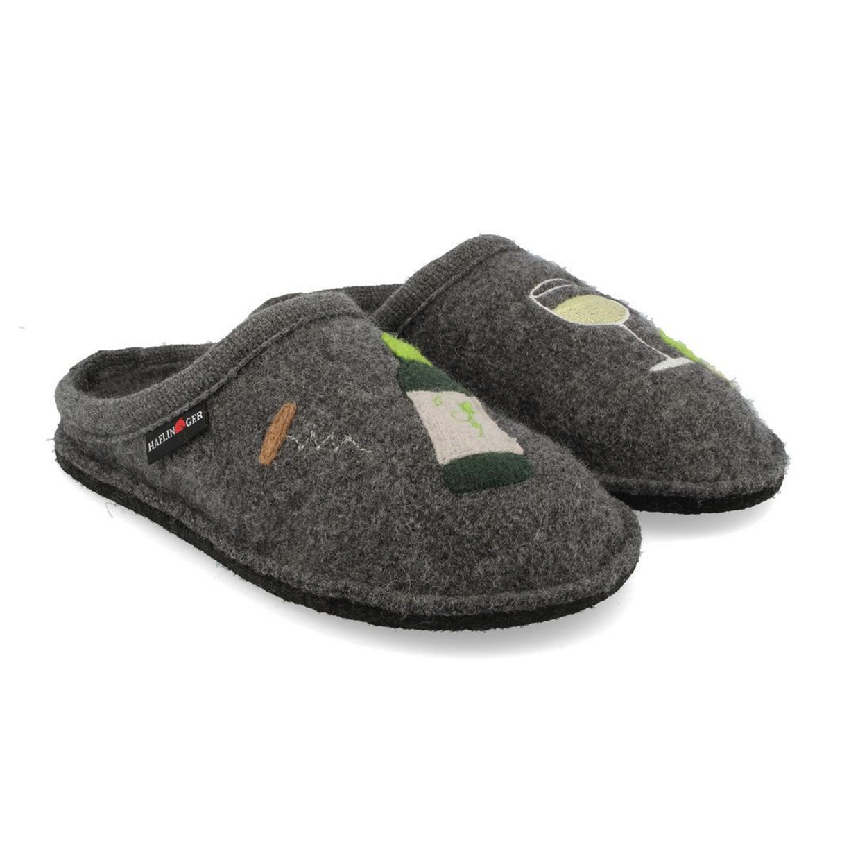 Haflinger Wine Time Slipper (Women) - Grey Dress-Casual - Slipper - The Heel Shoe Fitters