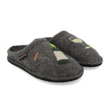 Haflinger Wine Time Slipper (Women) - Grey Dress-Casual - Slipper - The Heel Shoe Fitters