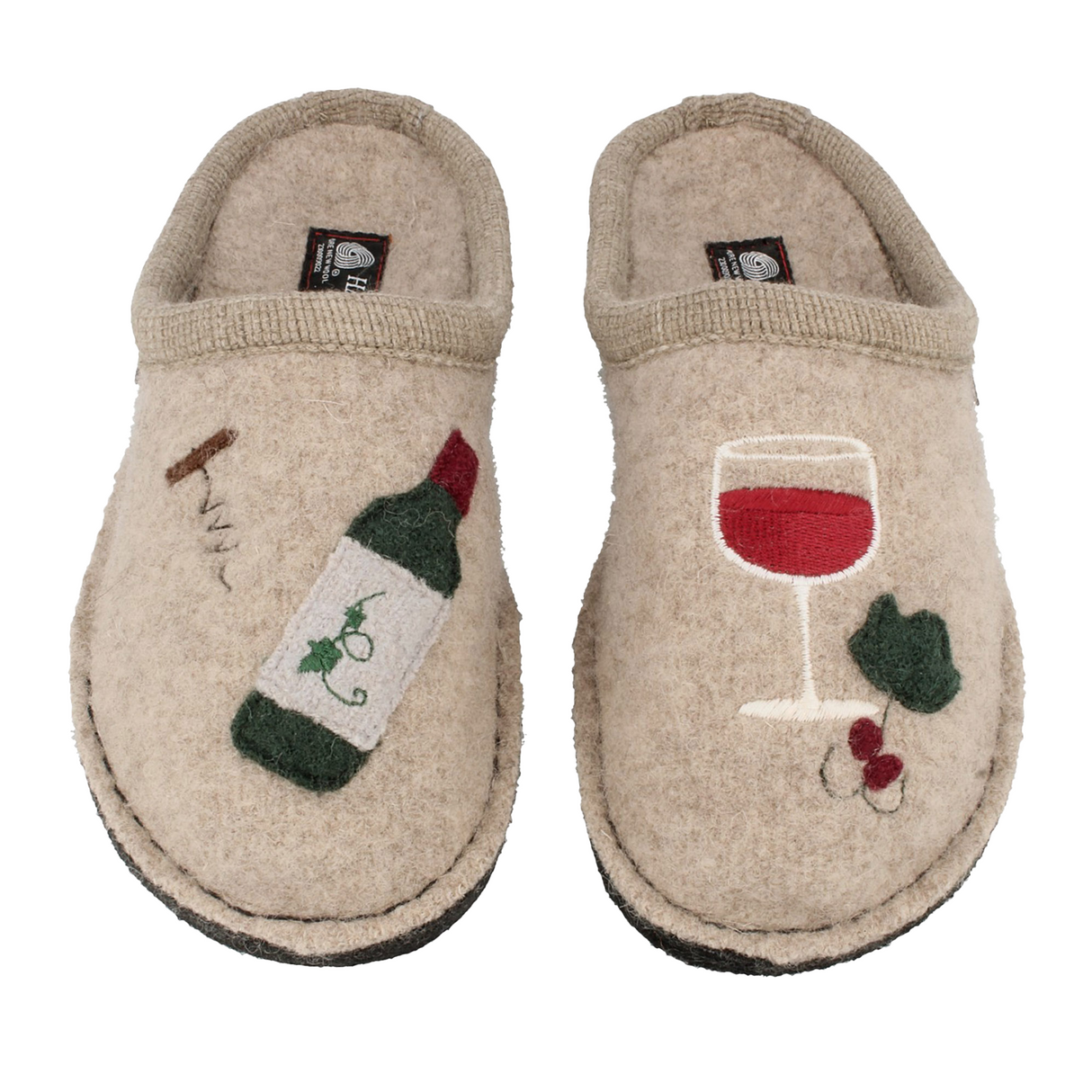 Haflinger Wine Time Slipper (Women) - Beige Dress-Casual - Slipper - The Heel Shoe Fitters