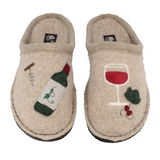 Haflinger Wine Time Slipper (Women) - Beige Dress-Casual - Slipper - The Heel Shoe Fitters