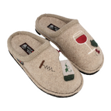 Haflinger Wine Time Slipper (Women) - Beige Dress-Casual - Slipper - The Heel Shoe Fitters
