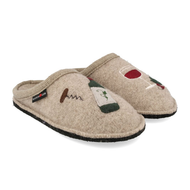Haflinger Wine Time Slipper (Women) - Beige Dress-Casual - Slipper - The Heel Shoe Fitters