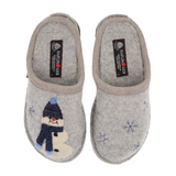 Haflinger Snowman Slipper (Women) - Silver Grey