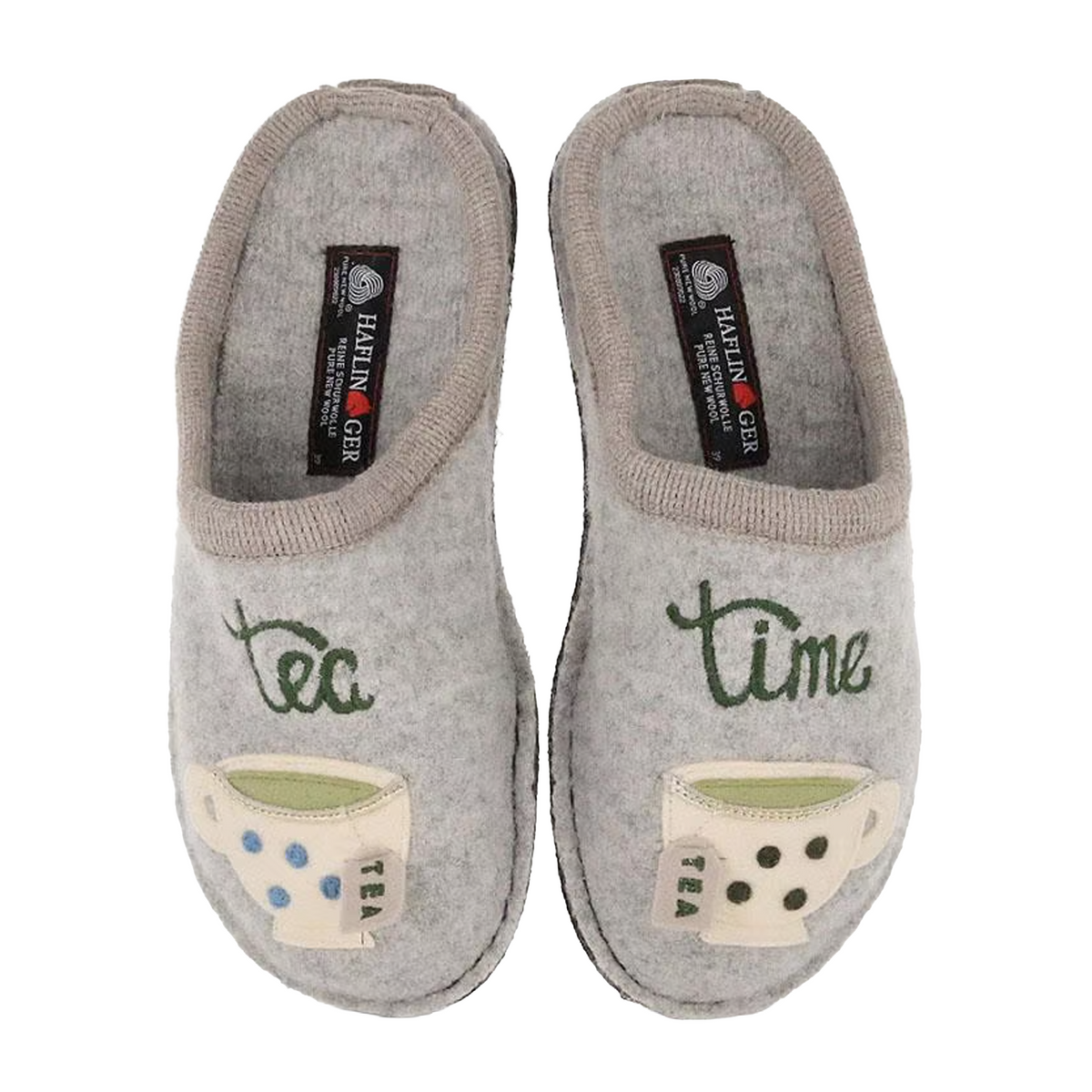 Haflinger Tea Time Slipper (Women) - Grey
