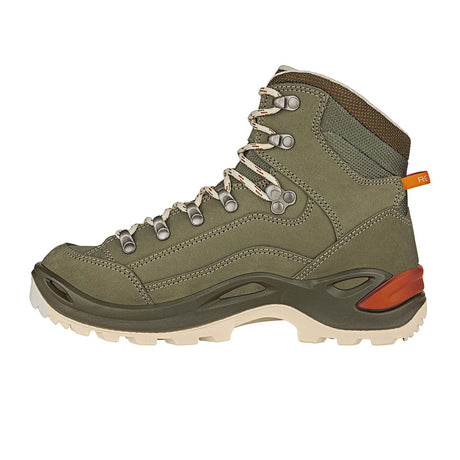 Lowa Renegade GTX Mid Hiking Boot (Women) - Grey Green/Panna Athletic - Hiking - Mid - The Heel Shoe Fitters