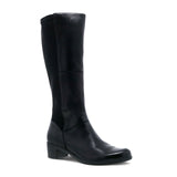 Dansko Celestine Tall Boot (Women) - Black Burnished Nubuck Boots - Fashion - High - The Heel Shoe Fitters