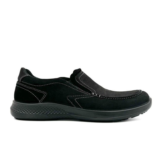 Jomos Campus II Slip On (Men) - Schwarz Dress-Casual - Slip On - The Heel Shoe Fitters