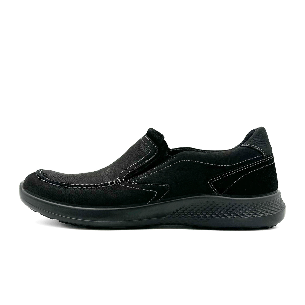 Jomos Campus II Slip On (Men) - Schwarz Dress-Casual - Slip On - The Heel Shoe Fitters