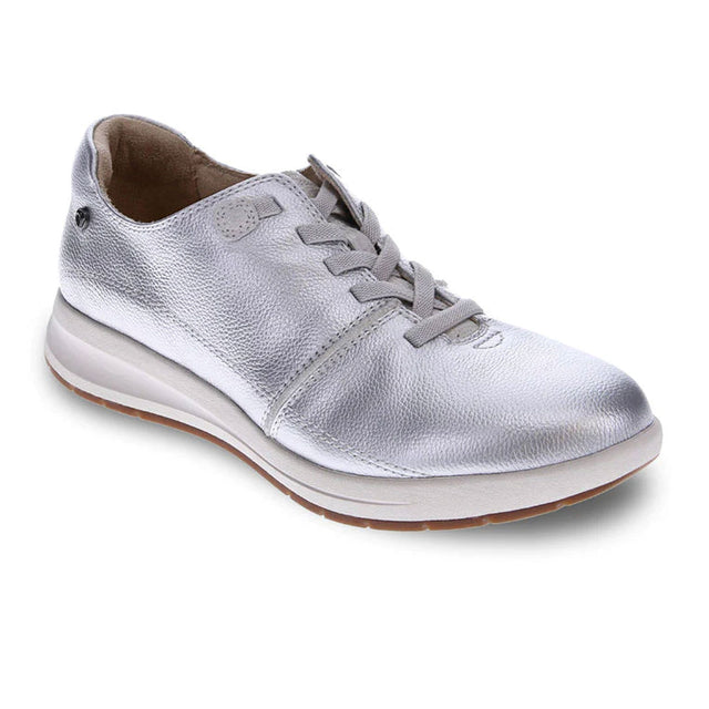 Revere Crete Stretch Lace Sneaker (Women) - Pearl/Oyster Lizard Dress-Casual - Lace Ups - The Heel Shoe Fitters