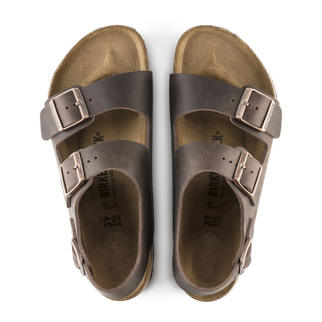 Birkenstock Milano Backstrap Sandal (Unisex) - Habana Oiled Leather Sandals - Backstrap - The Heel Shoe Fitters