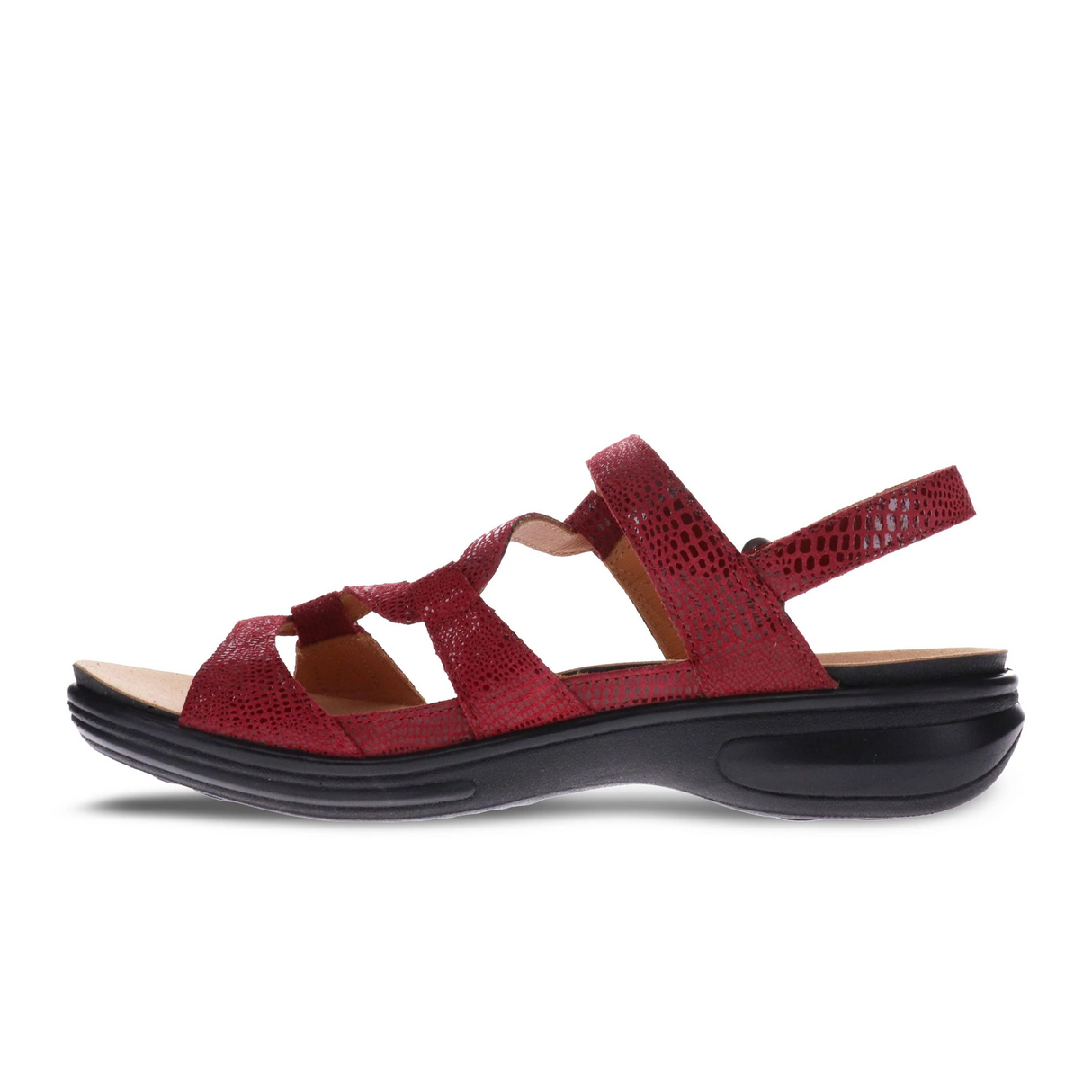 Revere Emerald Backstrap Sandal (Women) - Cherry Lizard Sandals - Backstrap - The Heel Shoe Fitters