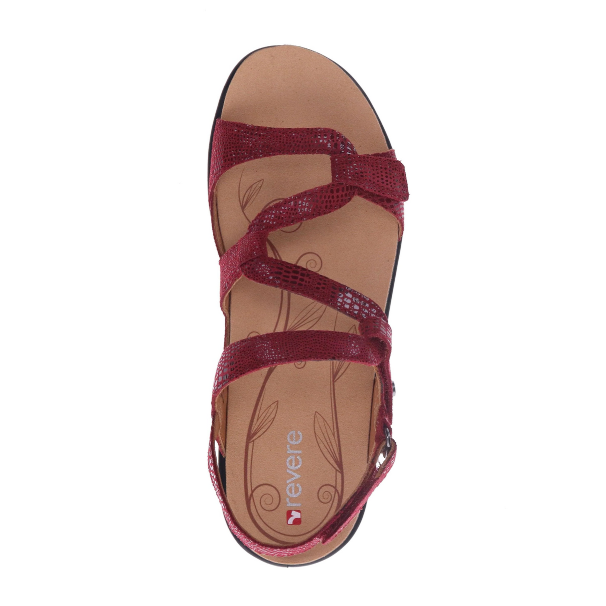 Revere Emerald Backstrap Sandal (Women) - Cherry Lizard Sandals - Backstrap - The Heel Shoe Fitters