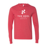 The Heel Shoe Fitters Jersey Hooded Long Sleeve Tee (Unisex) - Heather Red Apparel - Top - Long Sleeve - The Heel Shoe Fitters
