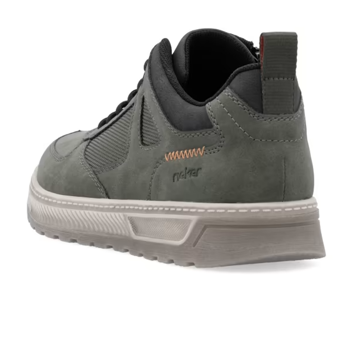 Rieker 37004 Ralf Sneaker (Men) - Moor/Moor/Schwarz Dress-Casual - Oxford - The Heel Shoe Fitters