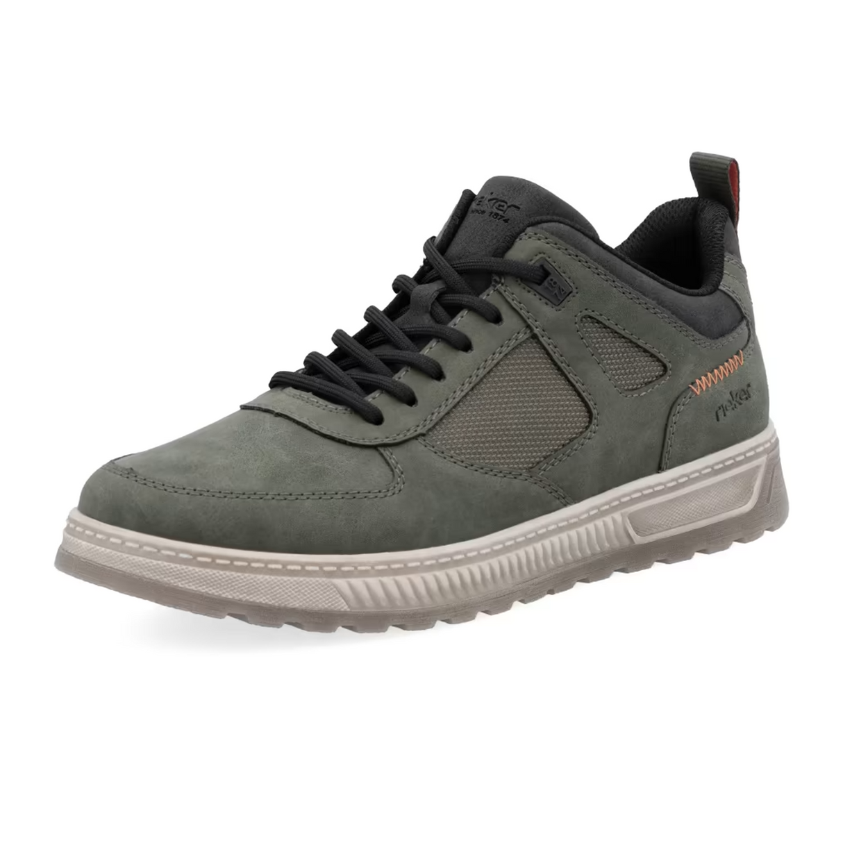 Rieker 37004 Ralf Sneaker (Men) - Moor/Moor/Schwarz Dress-Casual - Oxford - The Heel Shoe Fitters