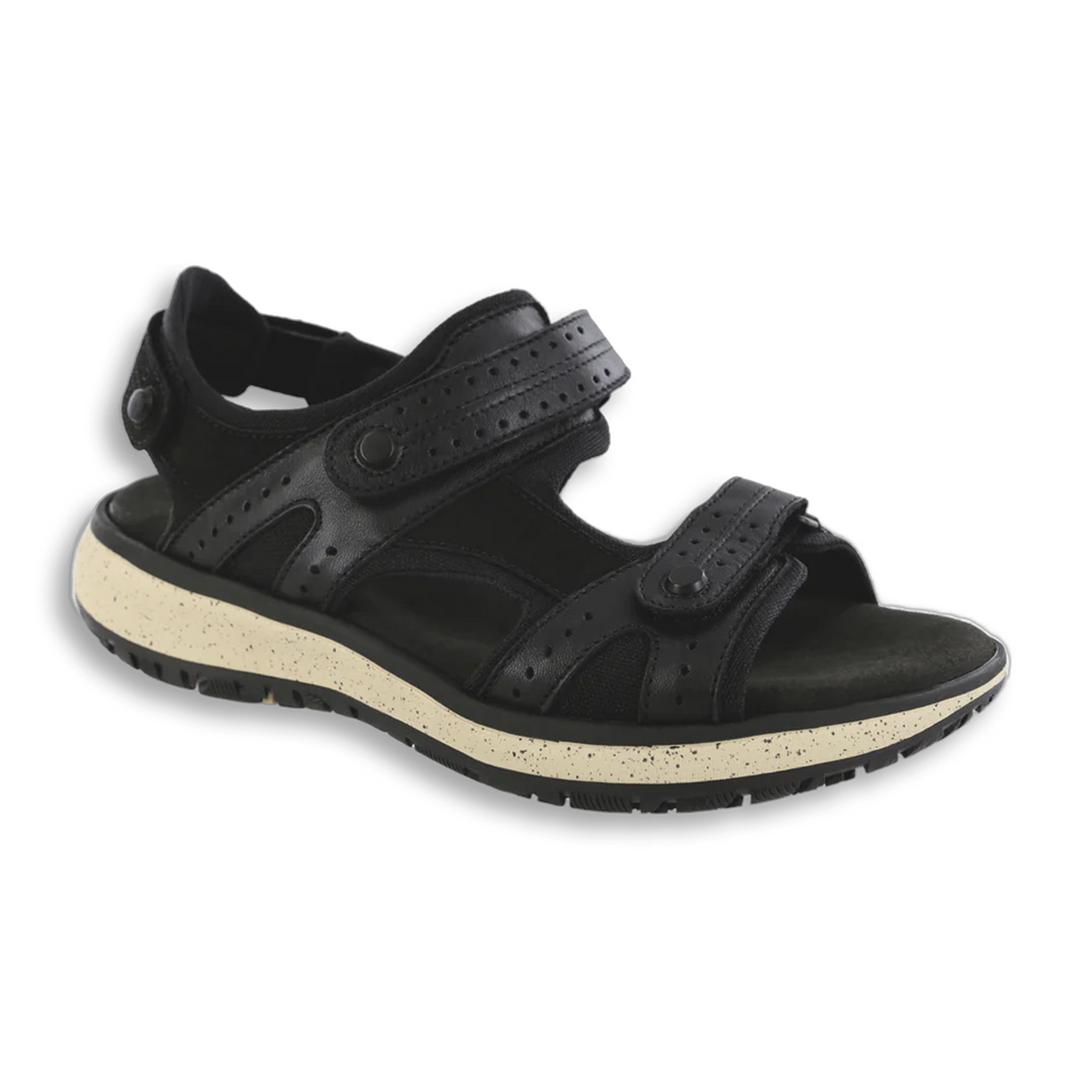SAS Embark Active Sandal (Women) - Black Ash Sandal - Backstrap - The Heel Shoe Fitters