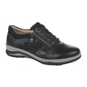 Fidelio Mitzy Sneaker (Women) - Black Rocky Combi Athletic - Casual - Lace Up - The Heel Shoe Fitters
